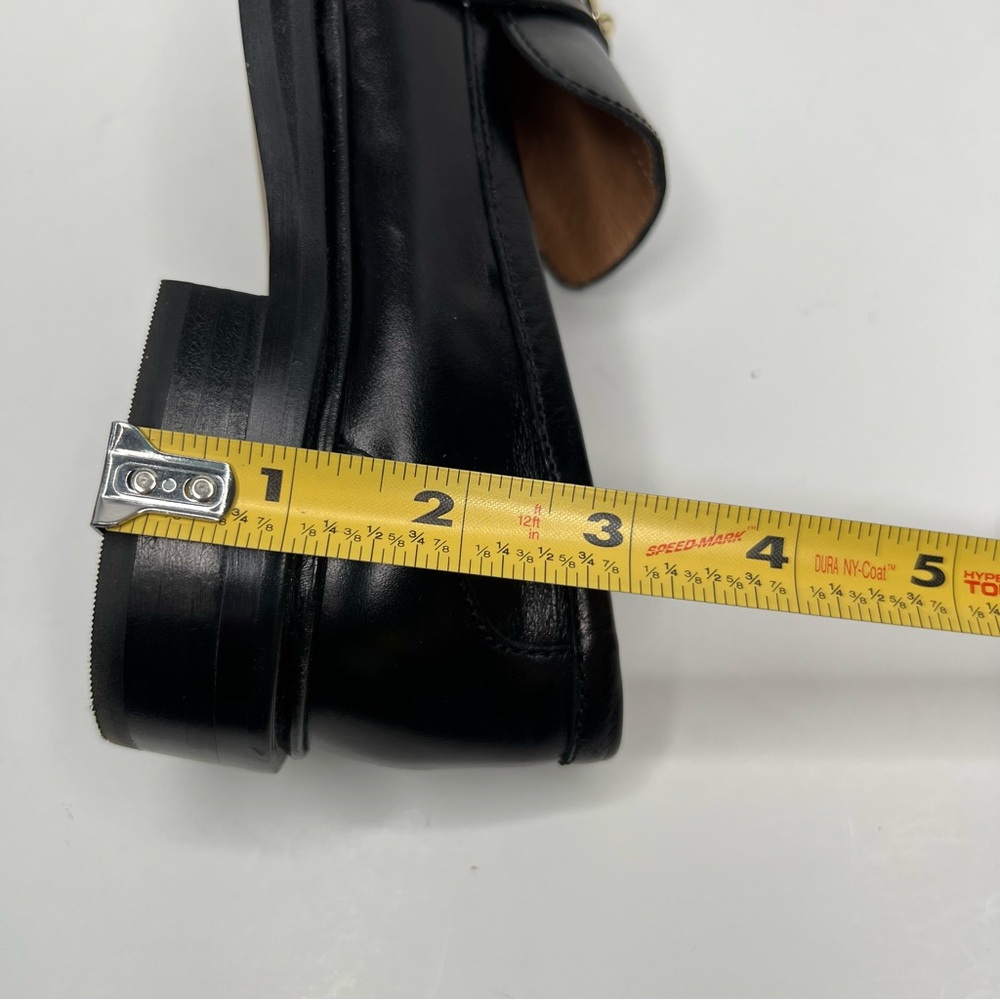 Madewell The Vernon Bit Hardware Loafer in Leather in True Black Size 6 - Picture 14 of 15